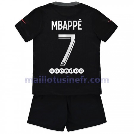 Maillot de Foot Paris Saint-Germain Kylian Mbappé 7 Troisième 2021-22 - Enfant